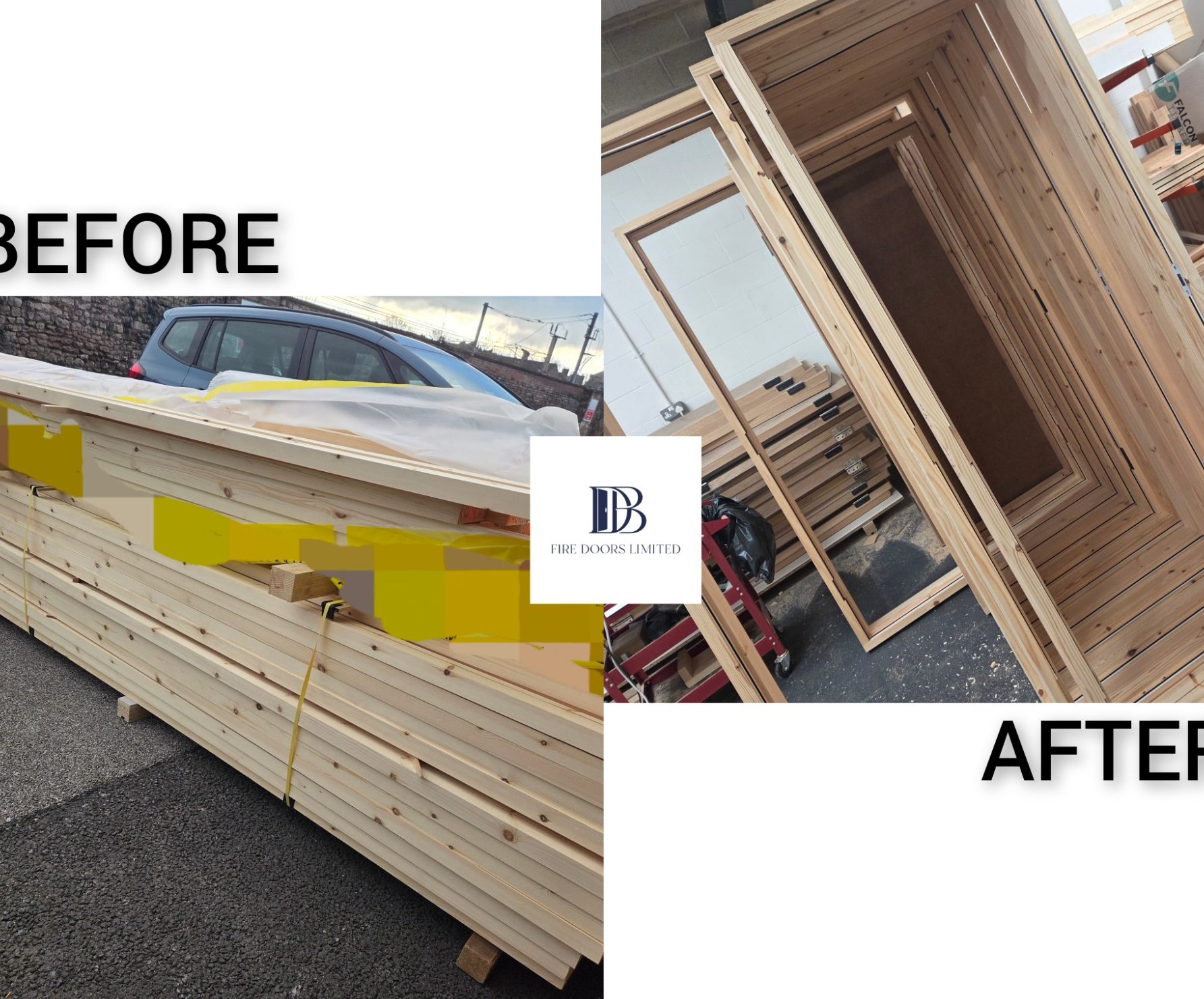 fire rated certified door casing FD30 FD60 fire door casing, certified, compliant, bespoke size